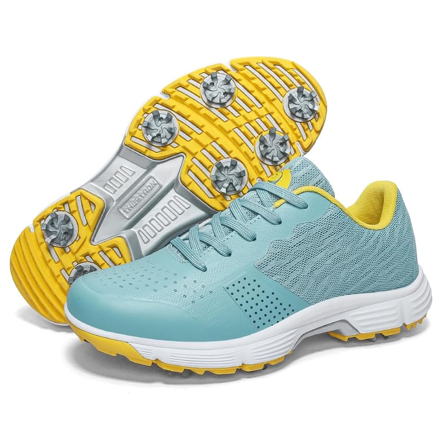 Amazon | THESTRON メンズ ゴルフシューズ メッシュ 通気性